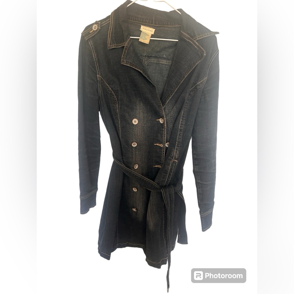Maurice’s Size L Denim Trench